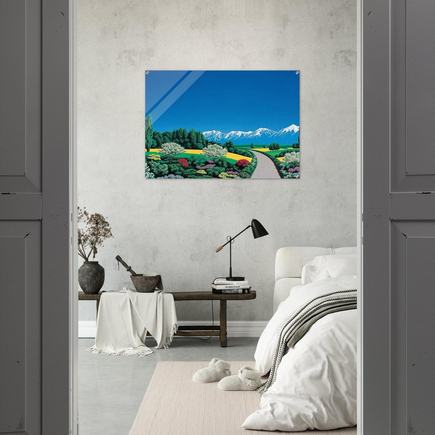 Elv Alps - Hiroshi Nagai Acrylic Print - 70x100 cm / 28x40″ inches