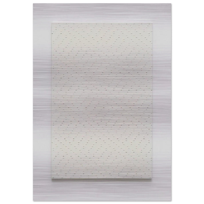 Tous les 5 cm, tous les 6 cm, No. 74075 - 1974 - Francois Morellet Brushed Aluminum Print - 70x100 cm / 28x40 inches | Francois Morellet Aluminum Print | Francois Morellet Prints