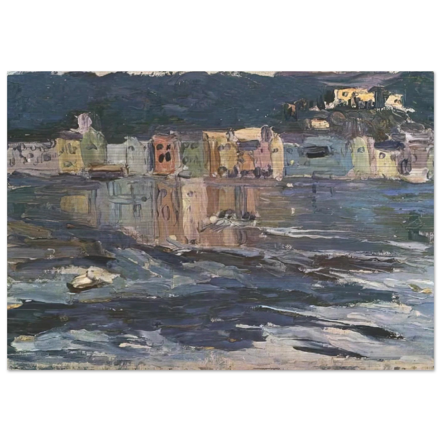 SANTA MARGUERITE 1906 - Wassily Kandinsky Brushed Aluminum Print - 70x100 cm / 28x40 inches | Wassily Kandinsky Aluminum Print | Wassily Kandinsky Prints