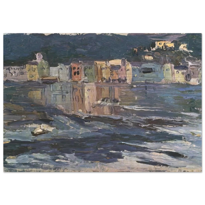 SANTA MARGUERITE 1906 - Wassily Kandinsky Brushed Aluminum Print - 70x100 cm / 28x40 inches | Wassily Kandinsky Aluminum Print | Wassily Kandinsky Prints