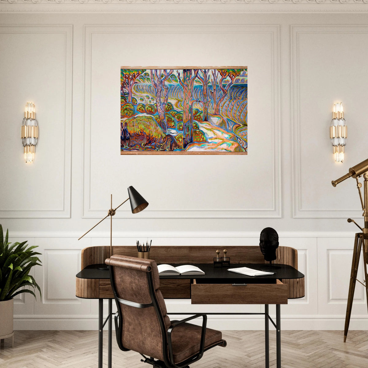 Walter Anderson - Walter Anderson Brushed Aluminum Print - 70x100 cm / 28x40 inches | Walter Anderson Aluminum Print | Walter Anderson Prints