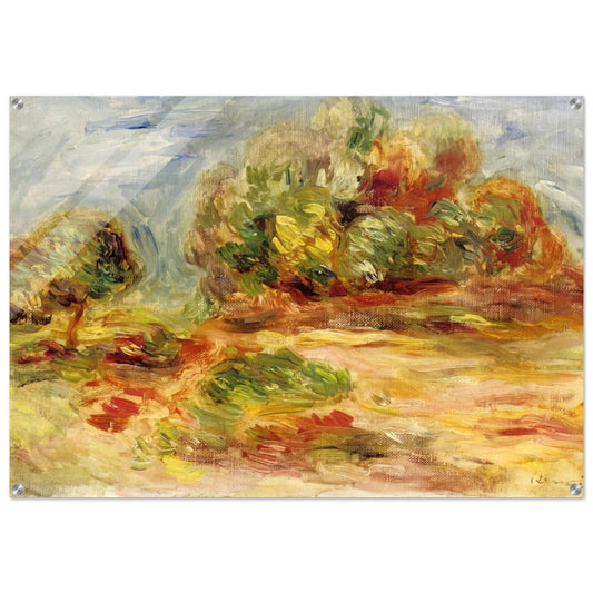 Cagnes Landscape - Pierre-Auguste Renoir Acrylic Print - 70x100 cm / 28x40″ inches