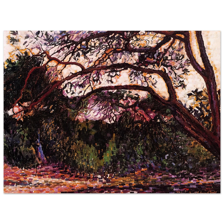 Henri-Edmond Cross - Wooded Landscape  75x100 cm / 30x40inches Fine Art Poster