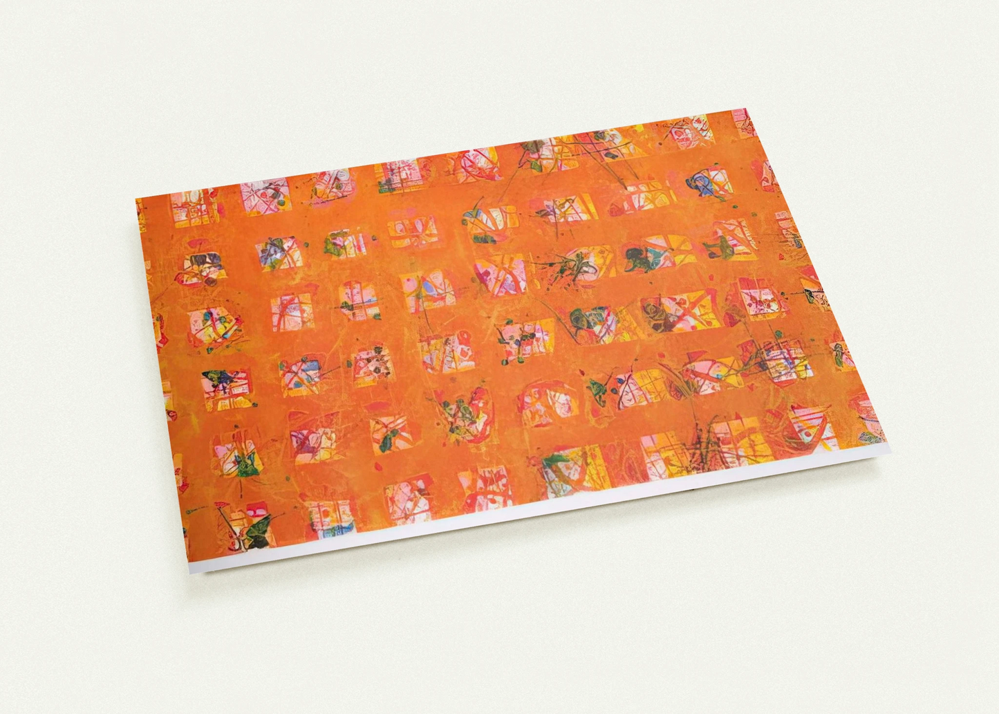 Pioggia d'Oro  Golden Rain  By Sam Francis Pack of 10 Post Cards | Sam Francis Post Cards | A6 (10.5 x 14.8 cm) - 4.1 x 5.8 inches