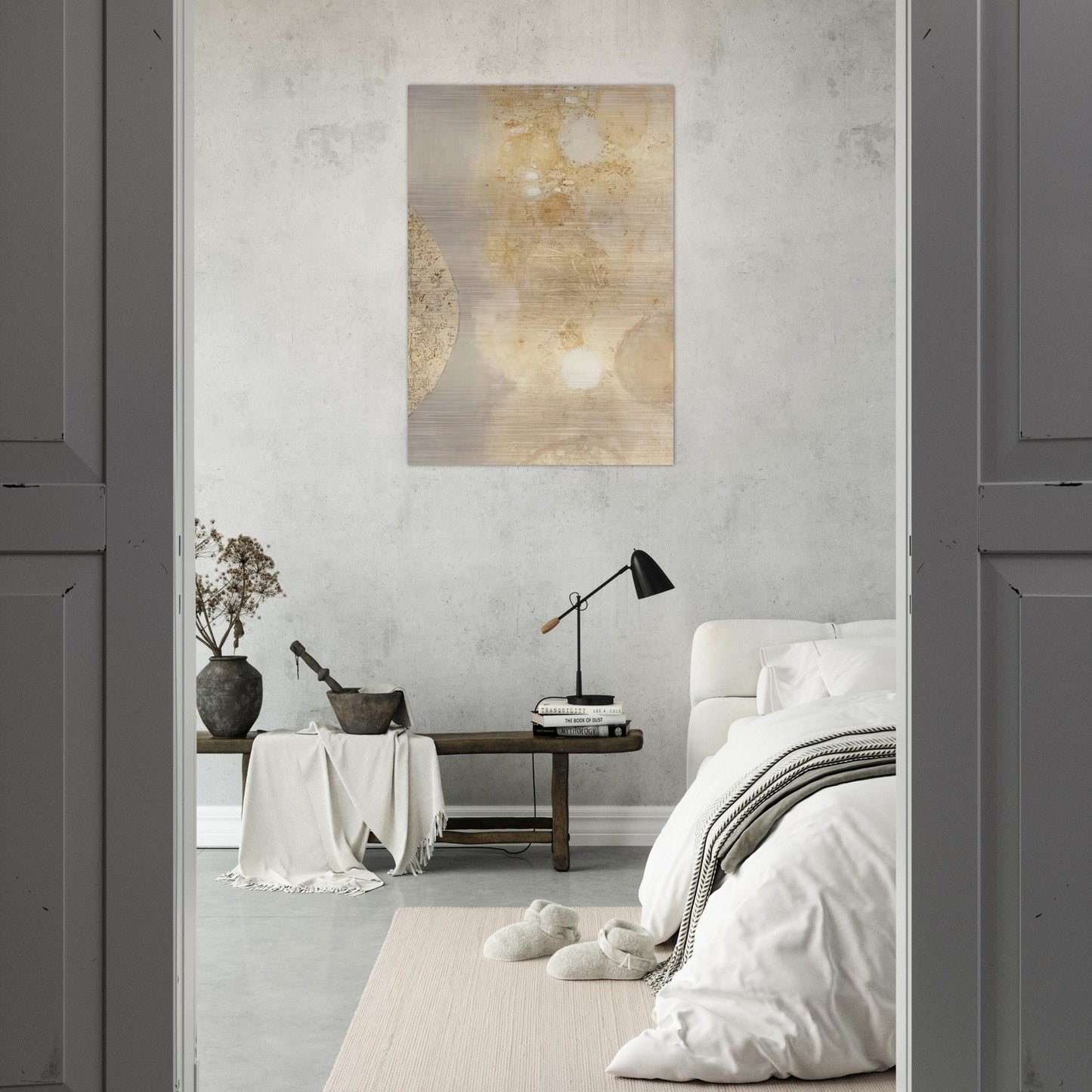 UNTITLED 1 - Luis Feito Brushed Aluminum Print - 70x100 cm / 28x40 inches | Luis Feito Aluminum Print | Luis Feito Prints