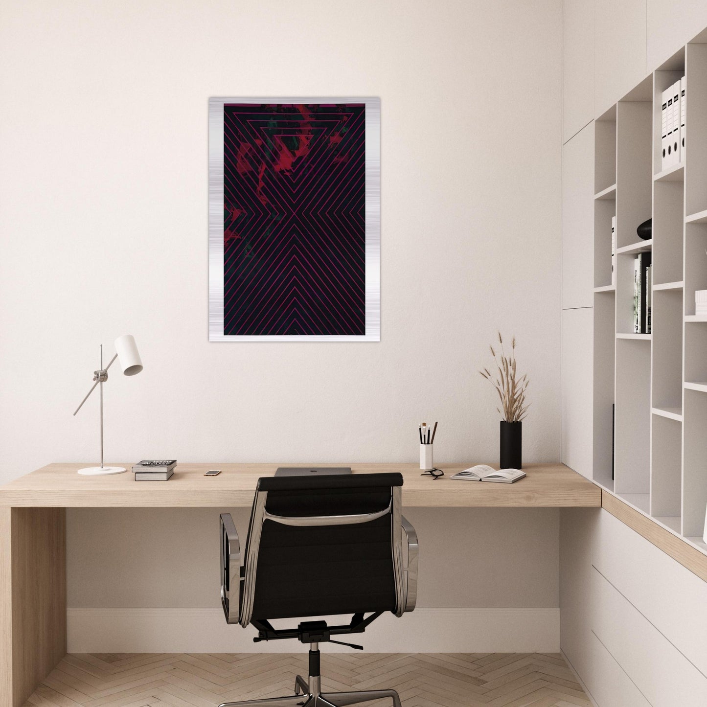 1418 1986 - Luis Feito Brushed Aluminum Print - 70x100 cm / 28x40 inches | Luis Feito Aluminum Print | Luis Feito Prints