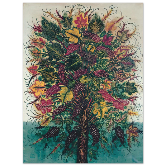 Seraphine Louis - Les Grappes de Raisin - 1930  75x100 cm / 30x40inches Fine Art Poster