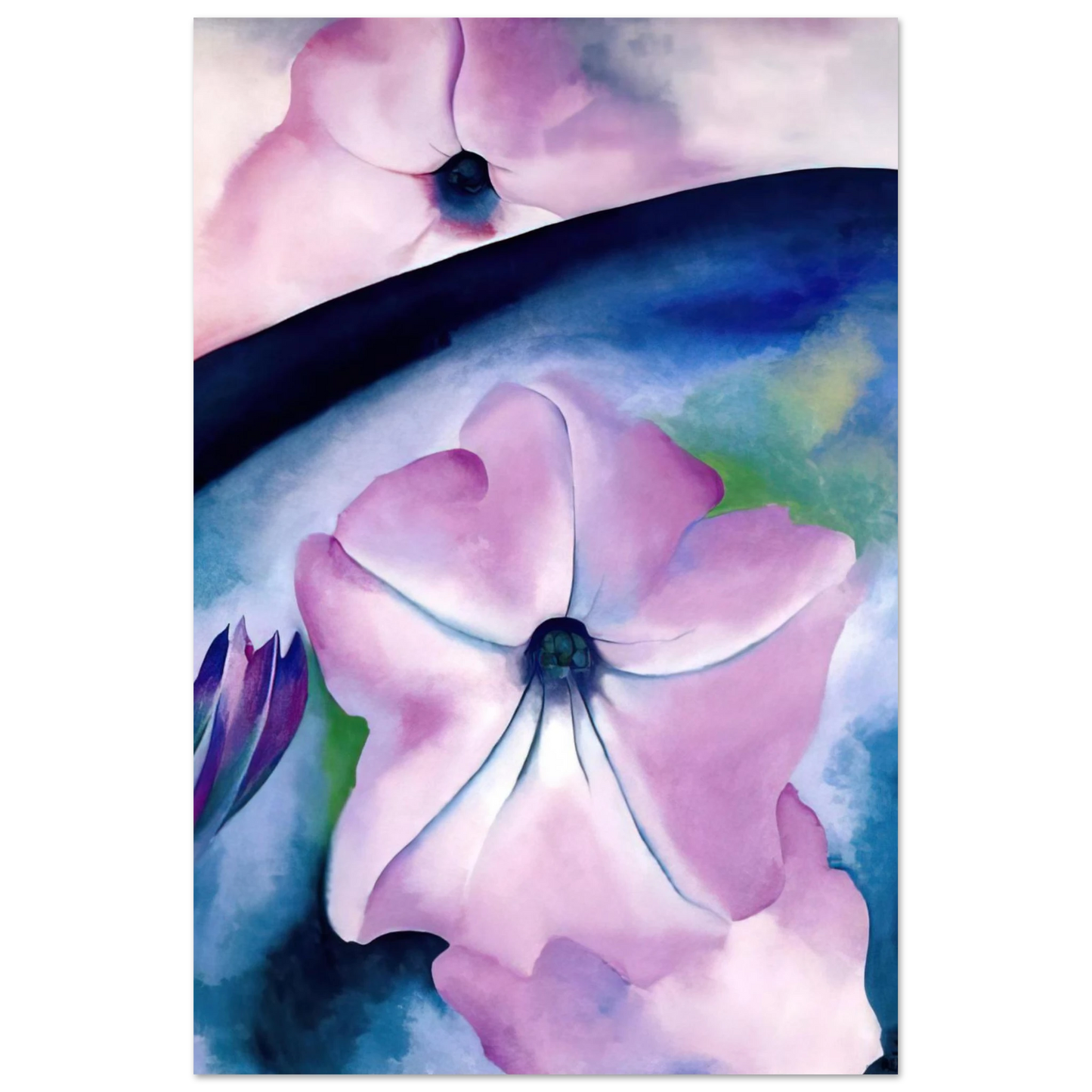 Georgia O'Keeffe - Petunia II Fine Art Poster