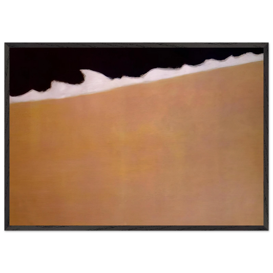 Black Sea - 1959 - Milton Avery 70x100 cm / 28x40 inches Framed Art Print – Black Wooden Frame
