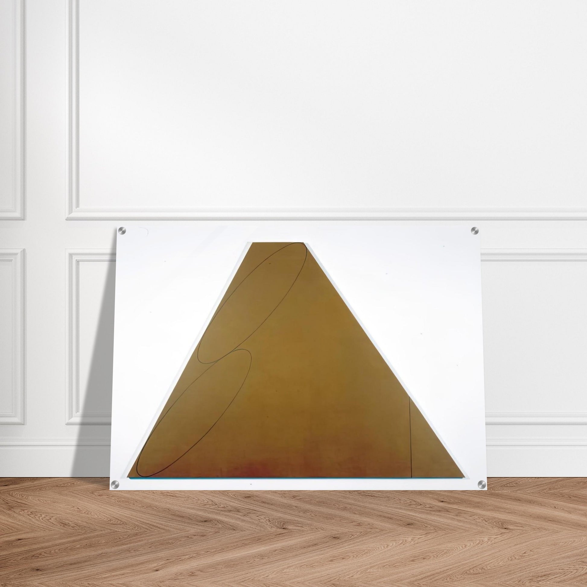 PLANE FIGURE III 1992 - Robert Mangold Acrylic Print - 70x100 cm / 28x40″ inches