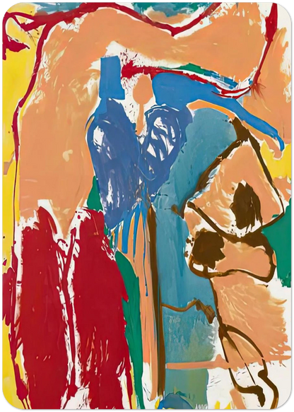 Mediterranean Thoughts, 1960- By Helen Frankenthaler Pack of 10 Post Cards | Helen Frankenthaler Post Cards | A6 (10.5 x 14.8 cm) - 4.1 x 5.8 inches