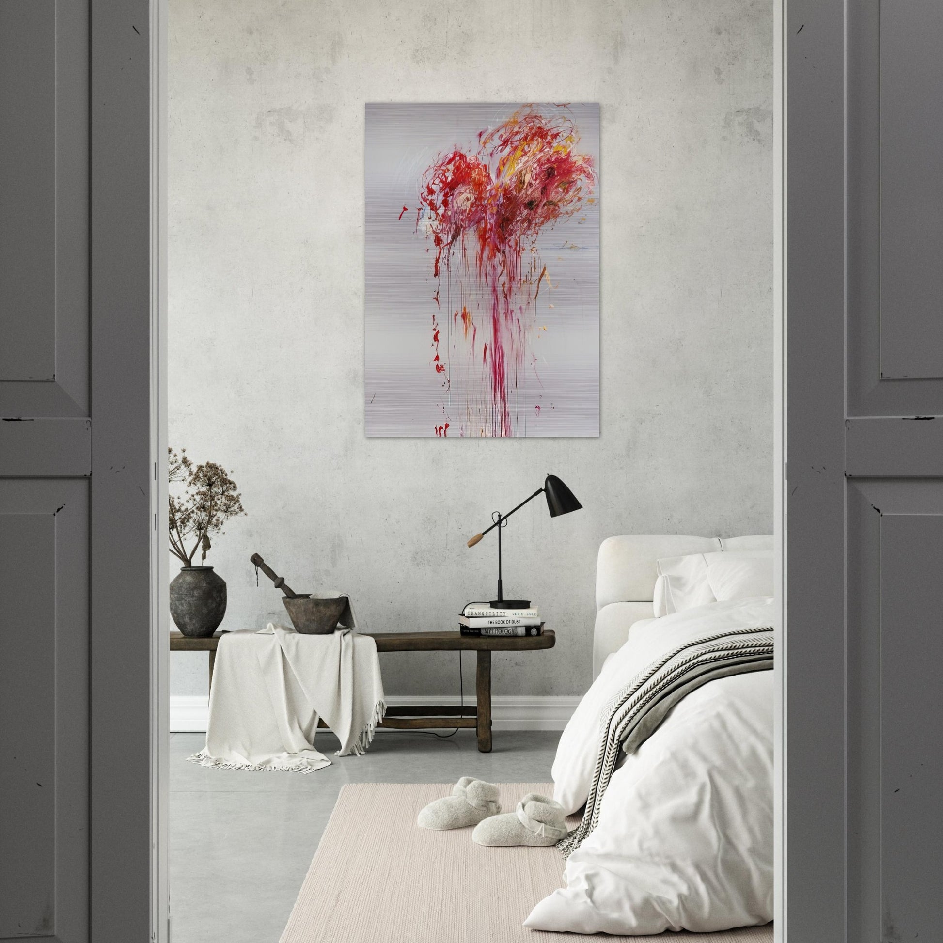 Nine Discourses on Commodus, Part VIII - Cy Twombly Brushed Aluminum Print - 70x100 cm / 28x40 inches | Cy Twombly Aluminum Print | Cy Twombly Prints