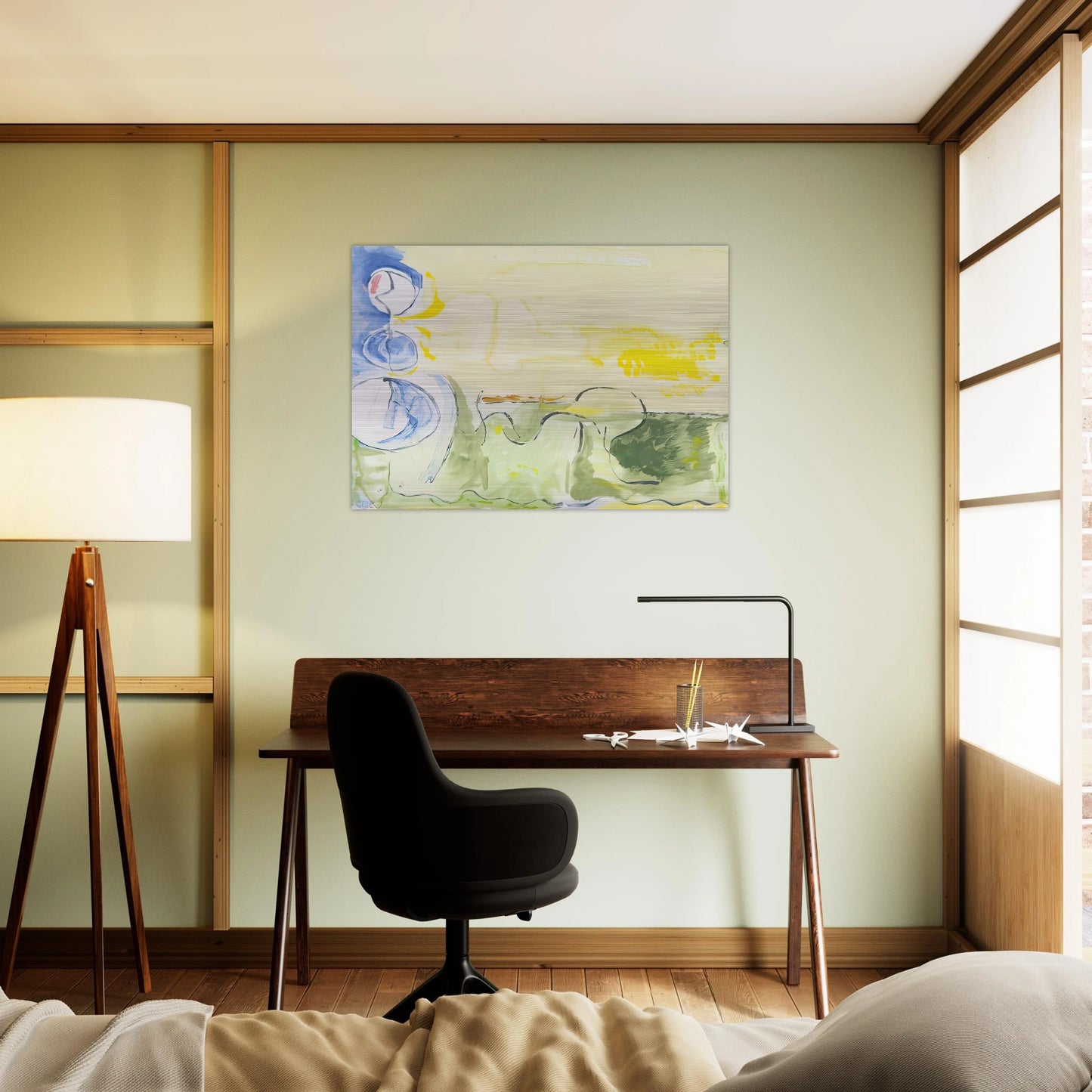 Flotilla - 2006 - Helen Frankenthaler Brushed Aluminum Print - 70x100 cm / 28x40 inches | Helen Frankenthaler Aluminum Print | Helen Frankenthaler Prints