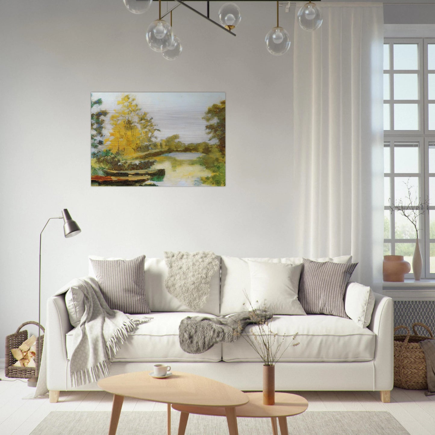 BANKS OF THE CANAL 1903 - Henri Matisse Brushed Aluminum Print - 70x100 cm / 28x40 inches | Henri Matisse Aluminum Print | Henri Matisse Prints