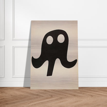 Mustache Hat - Jean Arp Brushed Aluminum Print - 70x100 cm / 28x40 inches | Jean Arp Aluminum Print | Jean Arp Prints