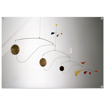 TRIPLE GONG 1948 - Alexander Calder Acrylic Print - 70x100 cm / 28x40″ inches | Alexander Calder Wall Art | Alexander Calder Prints