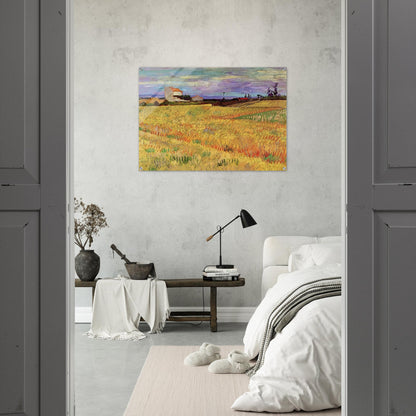 Wheat Field - Vincent van Gogh Acrylic Print - 70x100 cm / 28x40″ inches