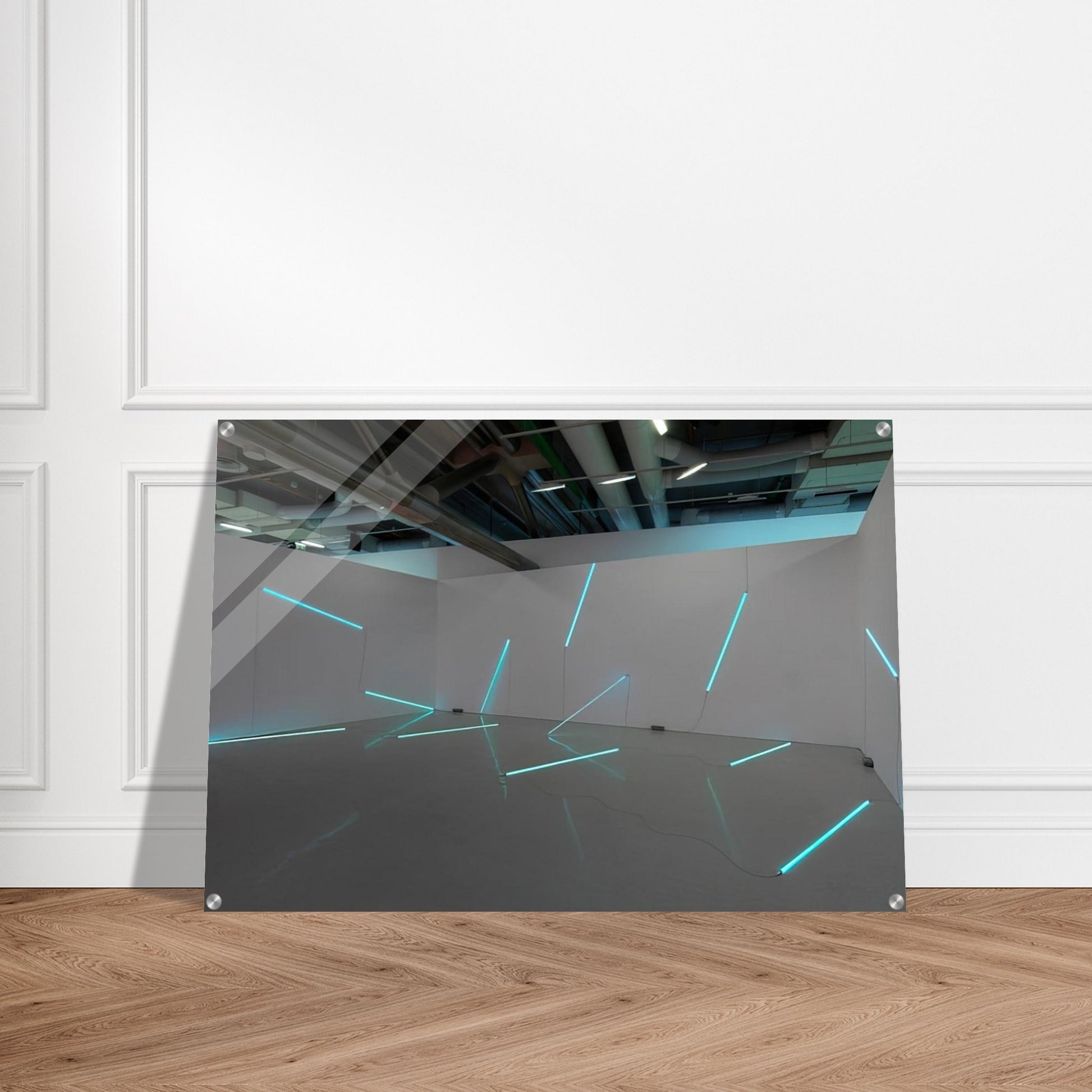 No End Neon - 1990 - Francois Morellet Acrylic Print - 70x100 cm / 28x40″ inches