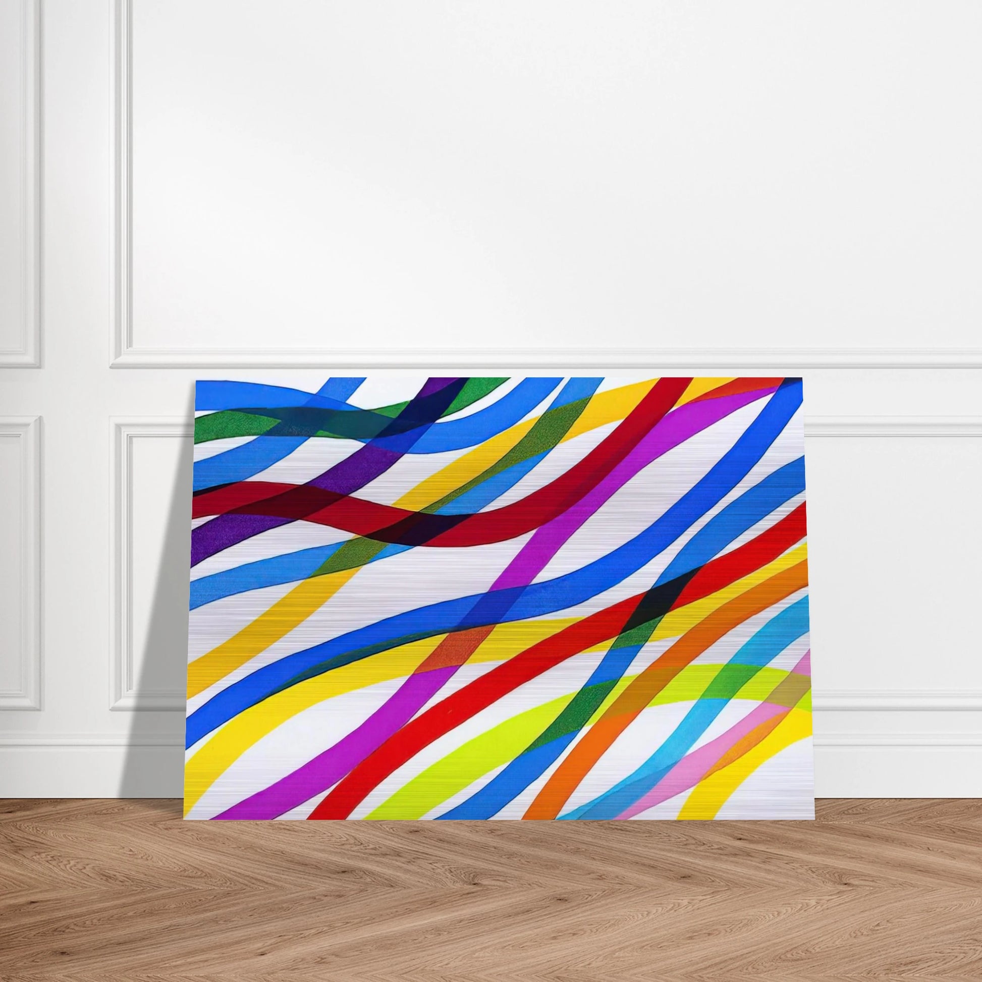 Untitled - 1990 - Piero Dorazio Brushed Aluminum Print - 70x100 cm / 28x40 inches | Piero Dorazio Aluminum Print | Piero Dorazio Prints