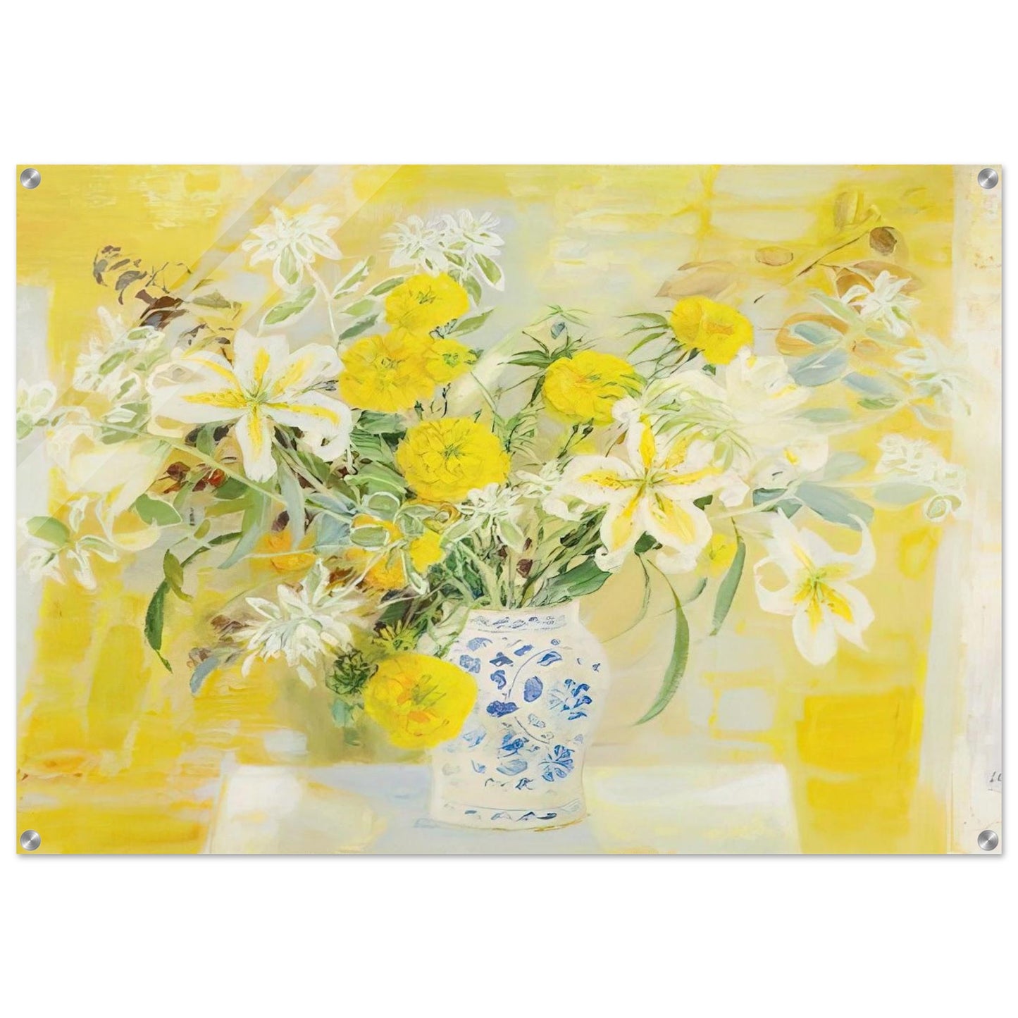 Fleurs - 1971 - Le Pho Acrylic Print - 70x100 cm / 28x40″ inches