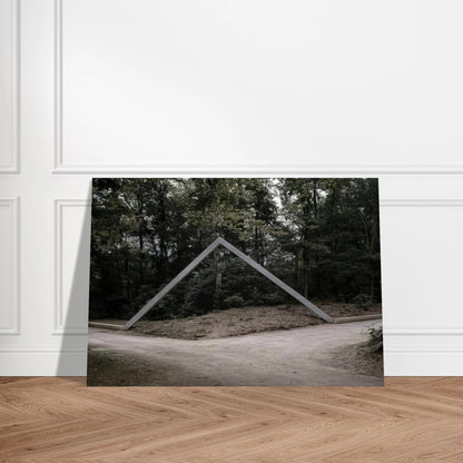 La plate-bande - 1988 - Francois Morellet Brushed Aluminum Print - 70x100 cm / 28x40 inches | Francois Morellet Aluminum Print | Francois Morellet Prints