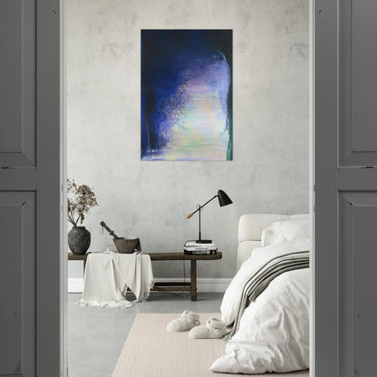 AFTER THE ECLIPSE 11 AUGUST 99 1999 - Zao Wou-Ki Brushed Aluminum Print - 70x100 cm / 28x40 inches | Zao Wou-Ki Aluminum Print | Zao Wou-Ki Prints