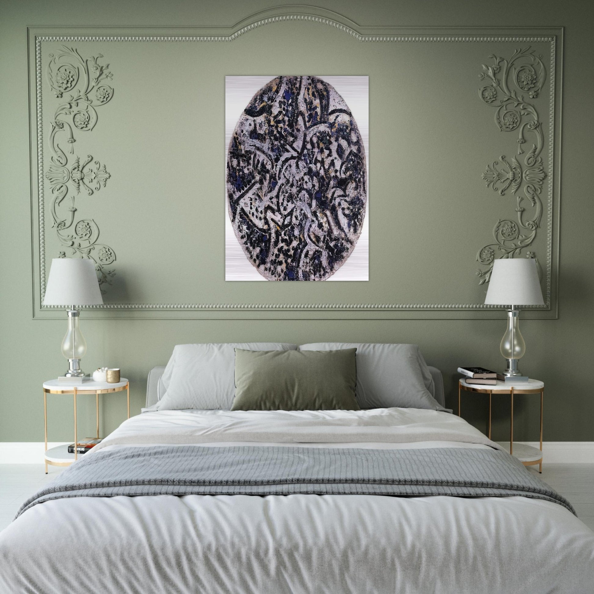 Syllable in the Cosmos - Richard Pousette-Dart Brushed Aluminum Print - 70x100 cm / 28x40 inches | Richard Pousette-Dart Aluminum Print | Richard Pousette-Dart Prints