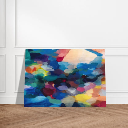 Noble Numbers - Alice Baber Brushed Aluminum Print - 70x100 cm / 28x40 inches | Alice Baber Aluminum Print | Alice Baber Prints