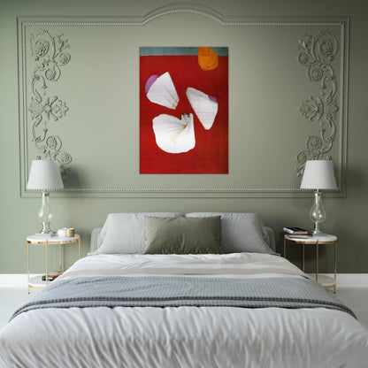 Shells and Flowers - Max Ernst Brushed Aluminum Print - 70x100 cm / 28x40 inches | Max Ernst Aluminum Print | Max Ernst Prints
