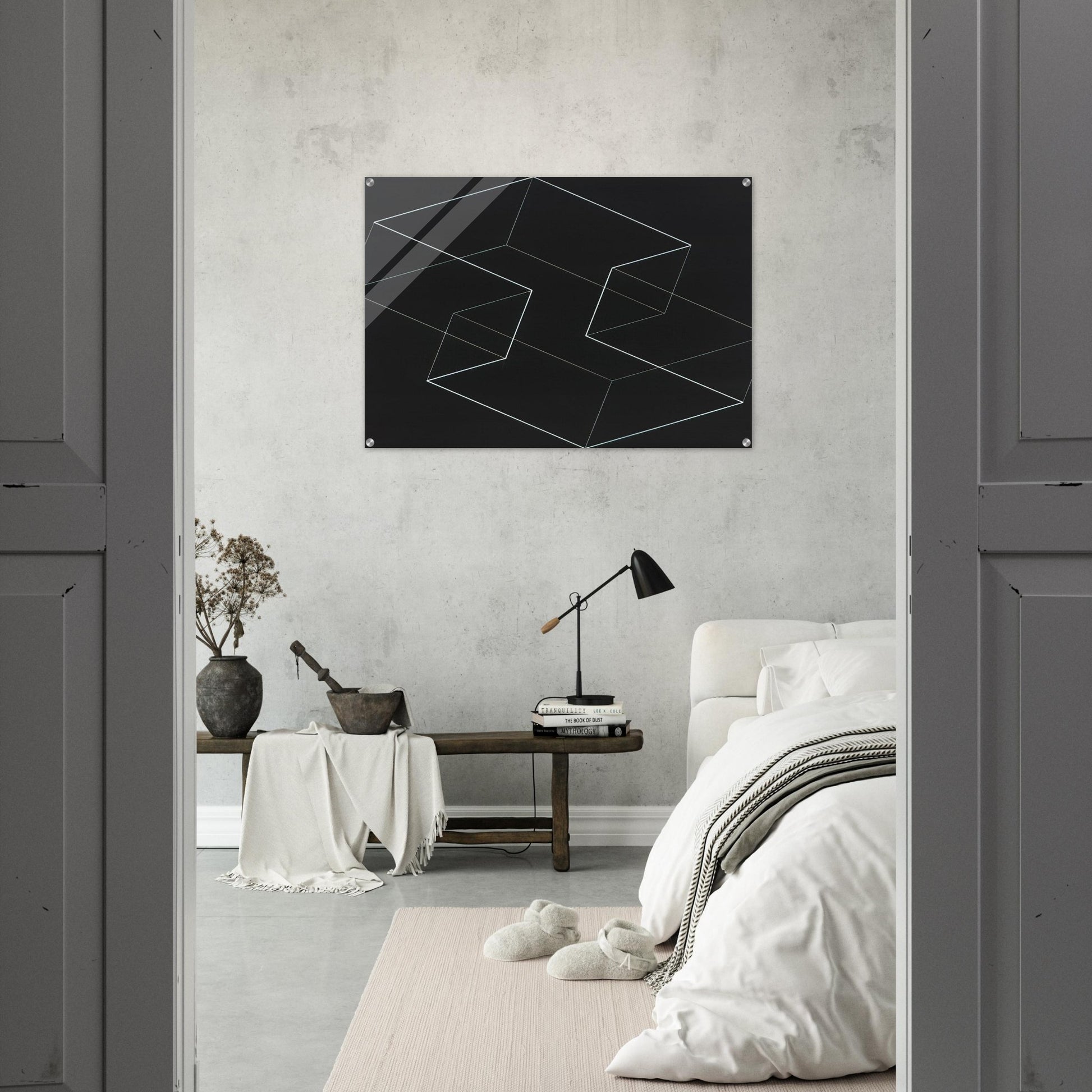 M 5 1954 - Josef Albers Acrylic Print - 70x100 cm / 28x40″ inches | Josef Albers Wall Art | Josef Albers Prints