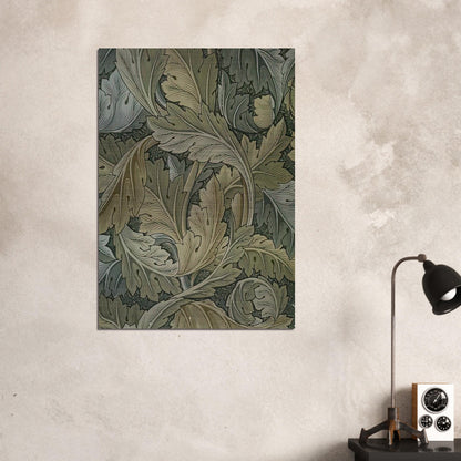 ACANTHUS WALLPAPER 1875 - William Morris Brushed Aluminum Print - 70x100 cm / 28x40 inches | William Morris Aluminum Print | William Morris Prints