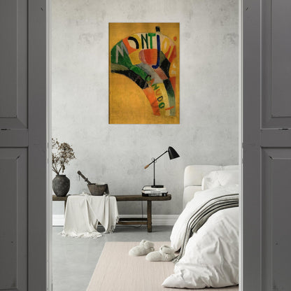 MONTJOIE - Sonia Delaunay Brushed Aluminum Print - 70x100 cm / 28x40 inches | Sonia Delaunay Aluminum Print | Sonia Delaunay Prints