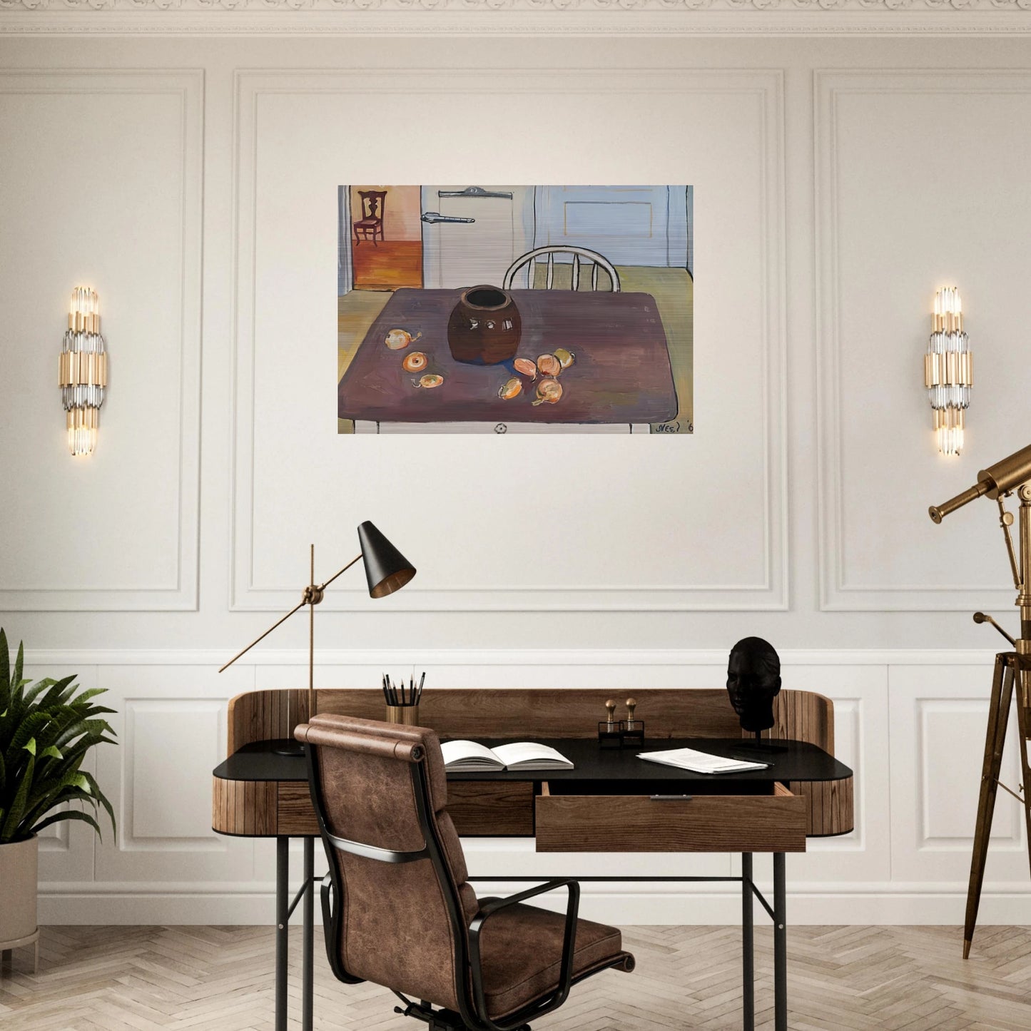 Still Life Spring Lake - Alice Neel Brushed Aluminum Print - 70x100 cm / 28x40 inches | Alice Neel Aluminum Print | Alice Neel Prints