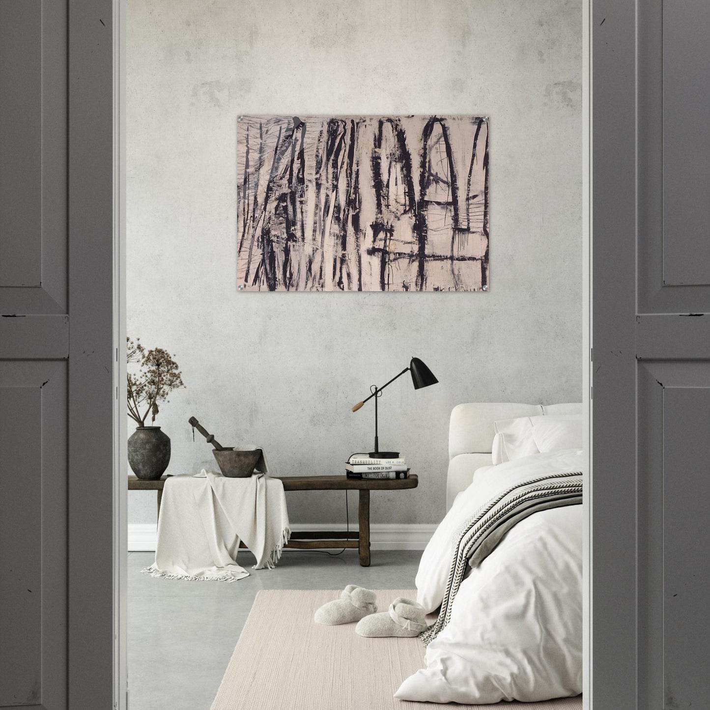 Quarzeat - Cy Twombly Acrylic Print - 70x100 cm / 28x40″ inches