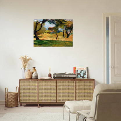 CORSICAN LANDSCAPE 1898 1 - Henri Matisse Brushed Aluminum Print - 70x100 cm / 28x40 inches | Henri Matisse Aluminum Print | Henri Matisse Prints