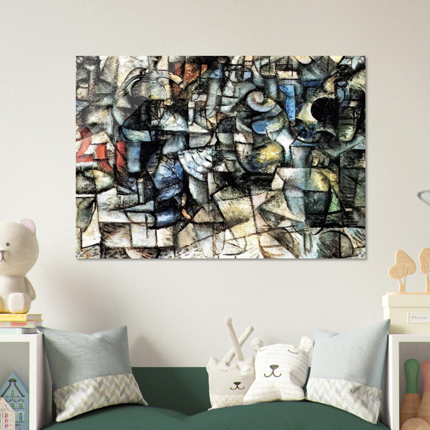 RITMI DI OGGETTI 1911 - Carlo Carra Acrylic Print - 70x100 cm / 28x40″ inches