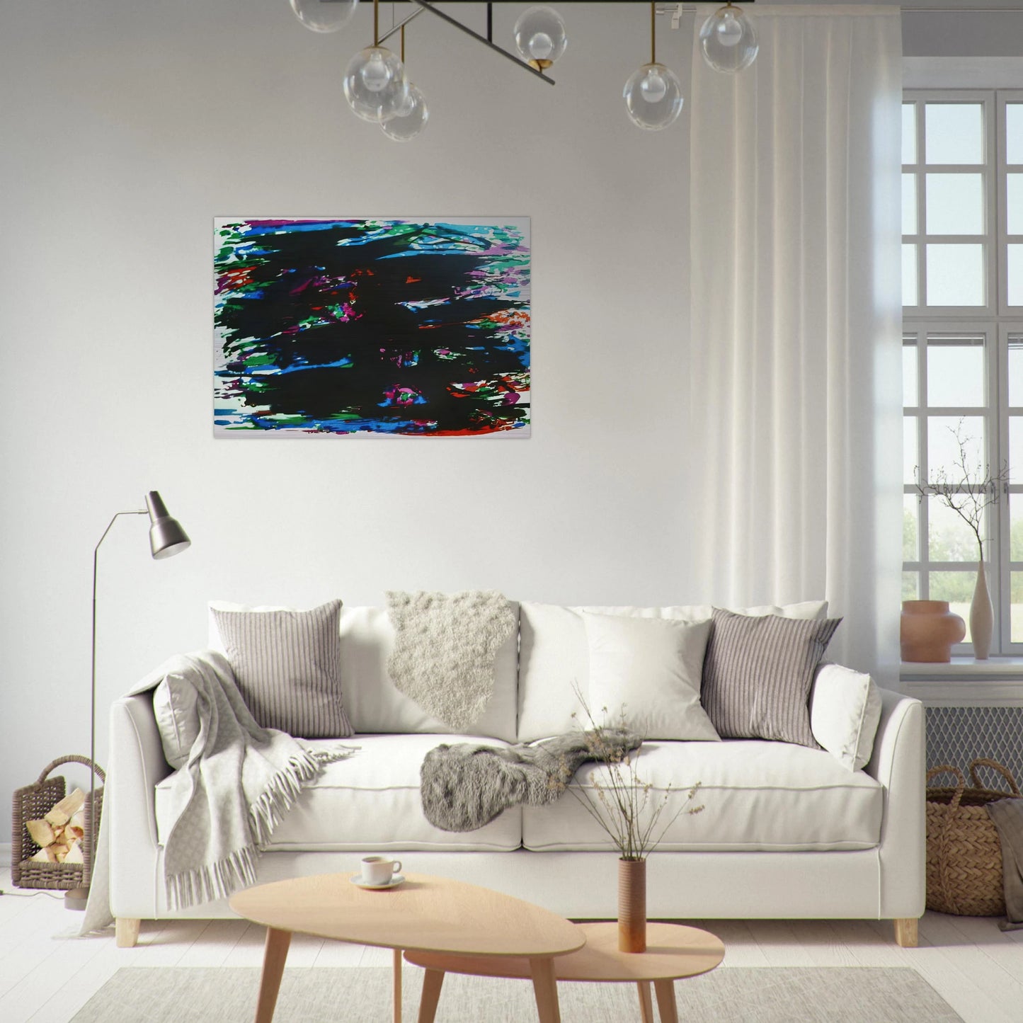 Les Jardin des oliviers - 1978 - Alfred Manessier Brushed Aluminum Print - 70x100 cm / 28x40 inches | Alfred Manessier Aluminum Print | Alfred Manessier Prints