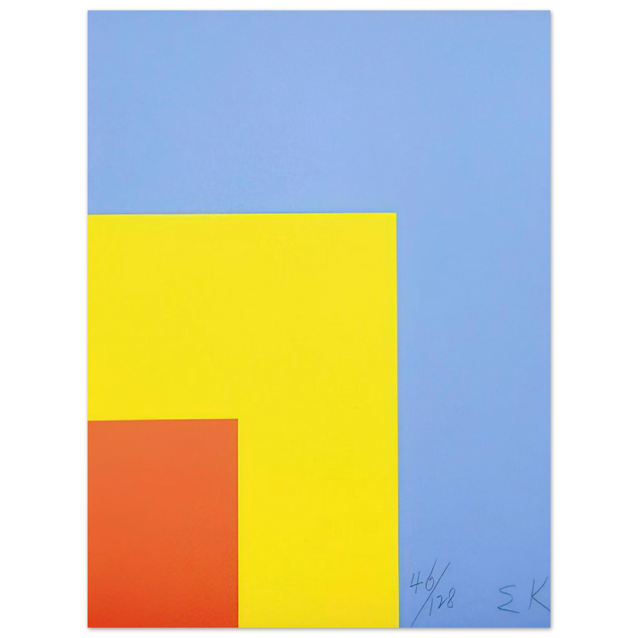 Ellsworth Kelly - Red Yellow Blue  75x100 cm / 30x40inches Fine Art Poster