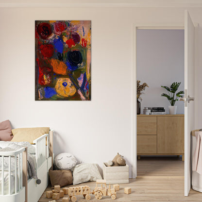 The Third Hand - Hans Hofmann Brushed Aluminum Print - 70x100 cm / 28x40 inches | Hans Hofmann Aluminum Print | Hans Hofmann Prints