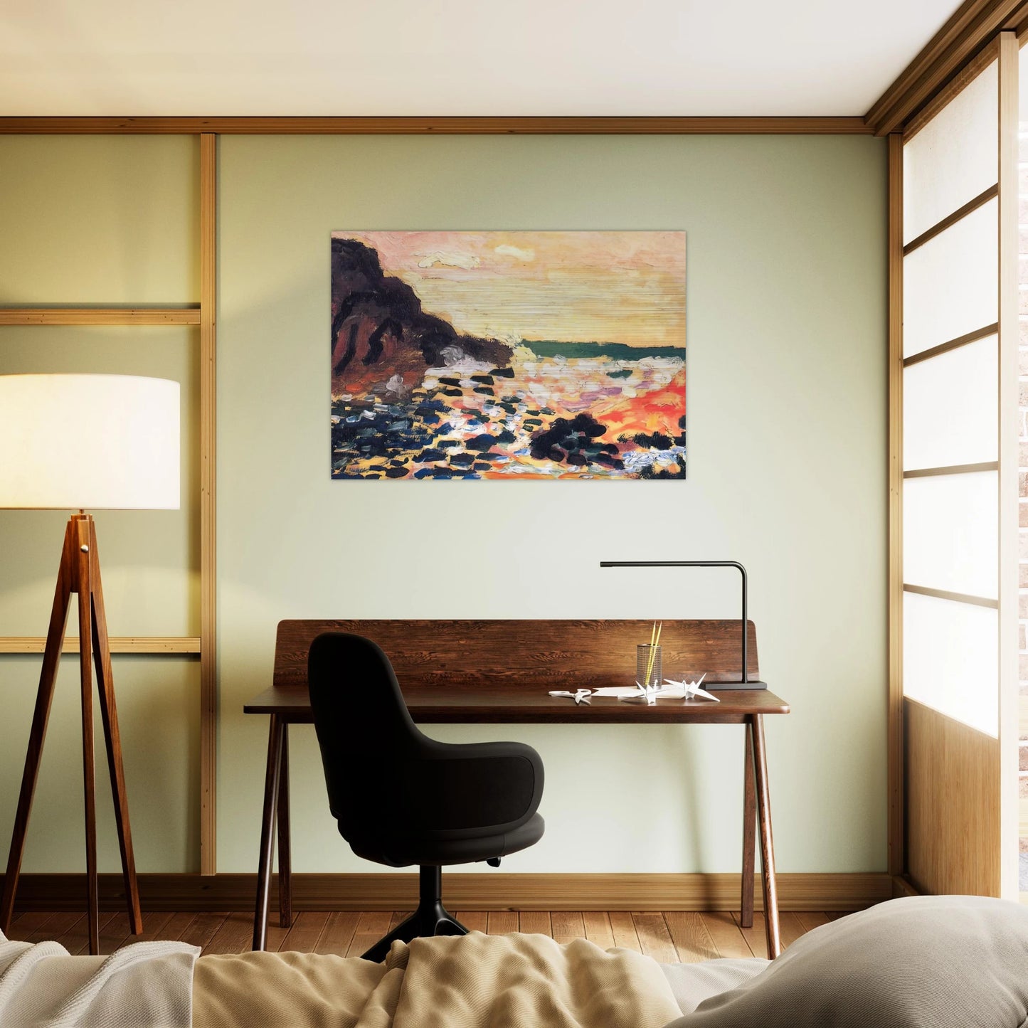 SEASCAPE 1906 - Henri Matisse Brushed Aluminum Print - 70x100 cm / 28x40 inches | Henri Matisse Aluminum Print | Henri Matisse Prints