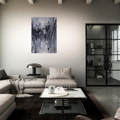 EVOCATION BLEUE 1989 - Chu teh Chun Brushed Aluminum Print - 70x100 cm / 28x40 inches | Chu teh Chun Aluminum Print | Chu teh Chun Prints