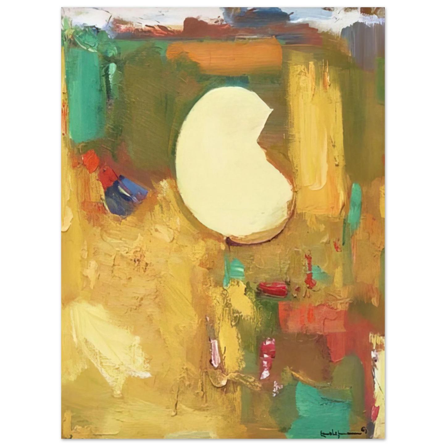 Hans Hofmann - Gloriamundi  75x100 cm / 30x40inches Fine Art Poster