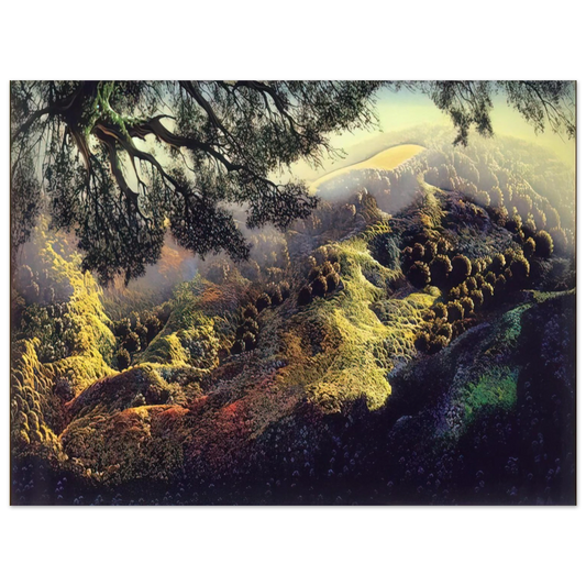 Eyvind Earle - Paradise  75x100 cm / 30x40inches Fine Art Poster