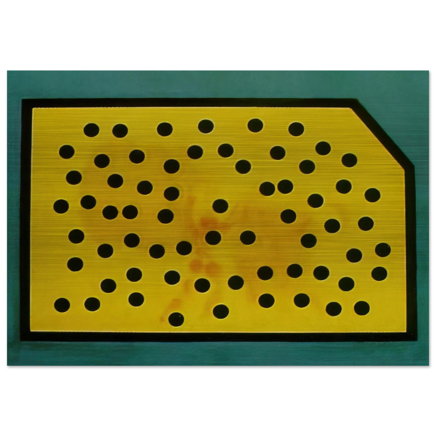 RANDOMDOT CORRELOGRAM THE GOLDEN FLEECE - Salvador Dali Brushed Aluminum Print - 70x100 cm / 28x40 inches | Salvador Dali Aluminum Print | Salvador Dali Prints