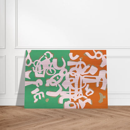 Apparenti tinte - 1990 - Carla Accardi Brushed Aluminum Print - 70x100 cm / 28x40 inches | Carla Accardi Aluminum Print | Carla Accardi Prints