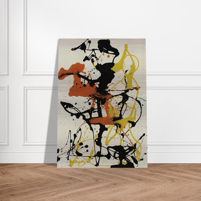 NUMBER 26 1949 - Jackson Pollock Brushed Aluminum Print - 70x100 cm / 28x40 inches | Jackson Pollock Aluminum Print | Jackson Pollock Prints