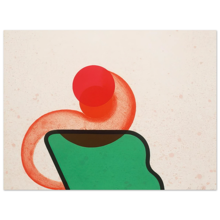 Howard Hodgkin - Bedroom - 1968  75x100 cm / 30x40inches Fine Art Poster