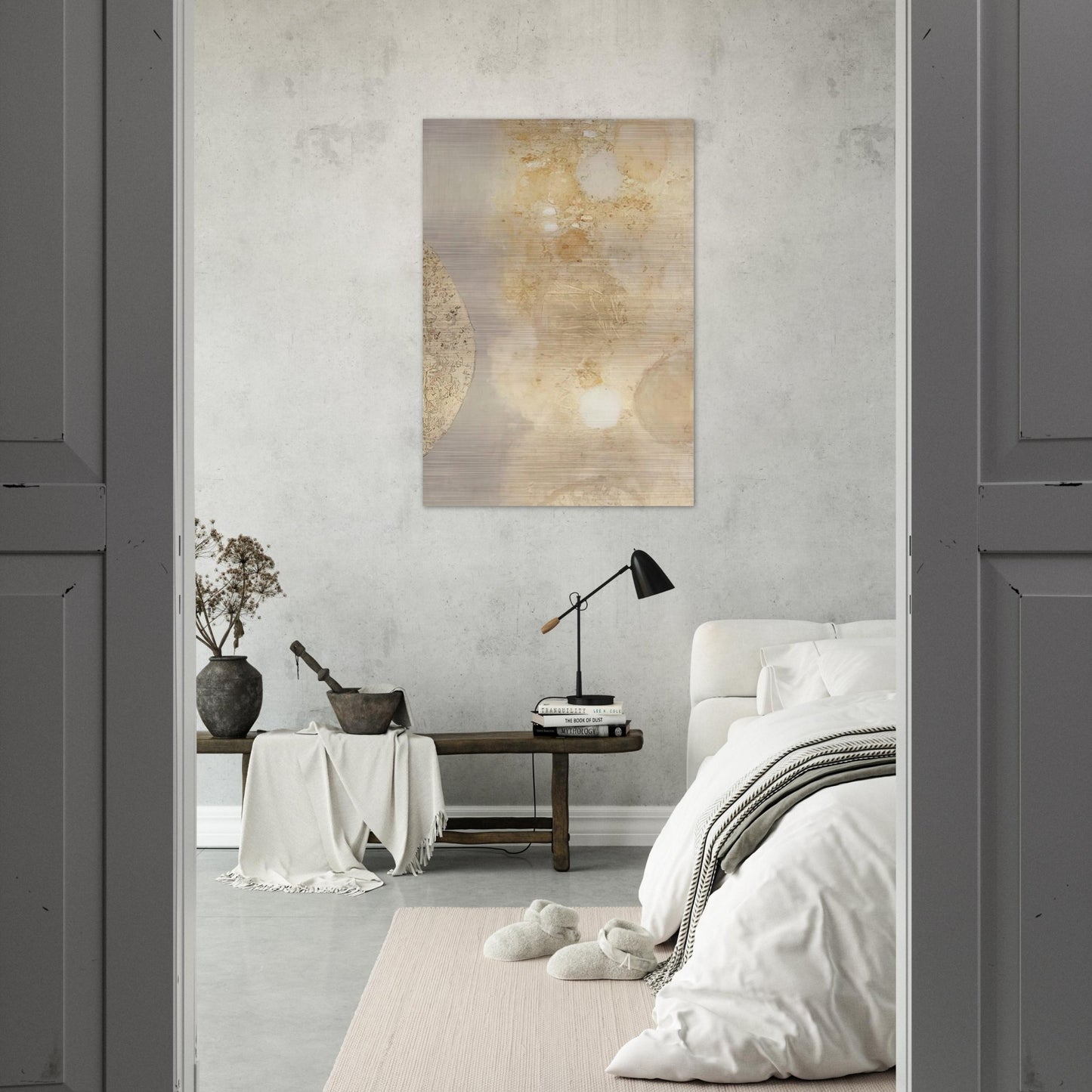 UNTITLED 1 - Luis Feito Brushed Aluminum Print - 70x100 cm / 28x40 inches | Luis Feito Aluminum Print | Luis Feito Prints