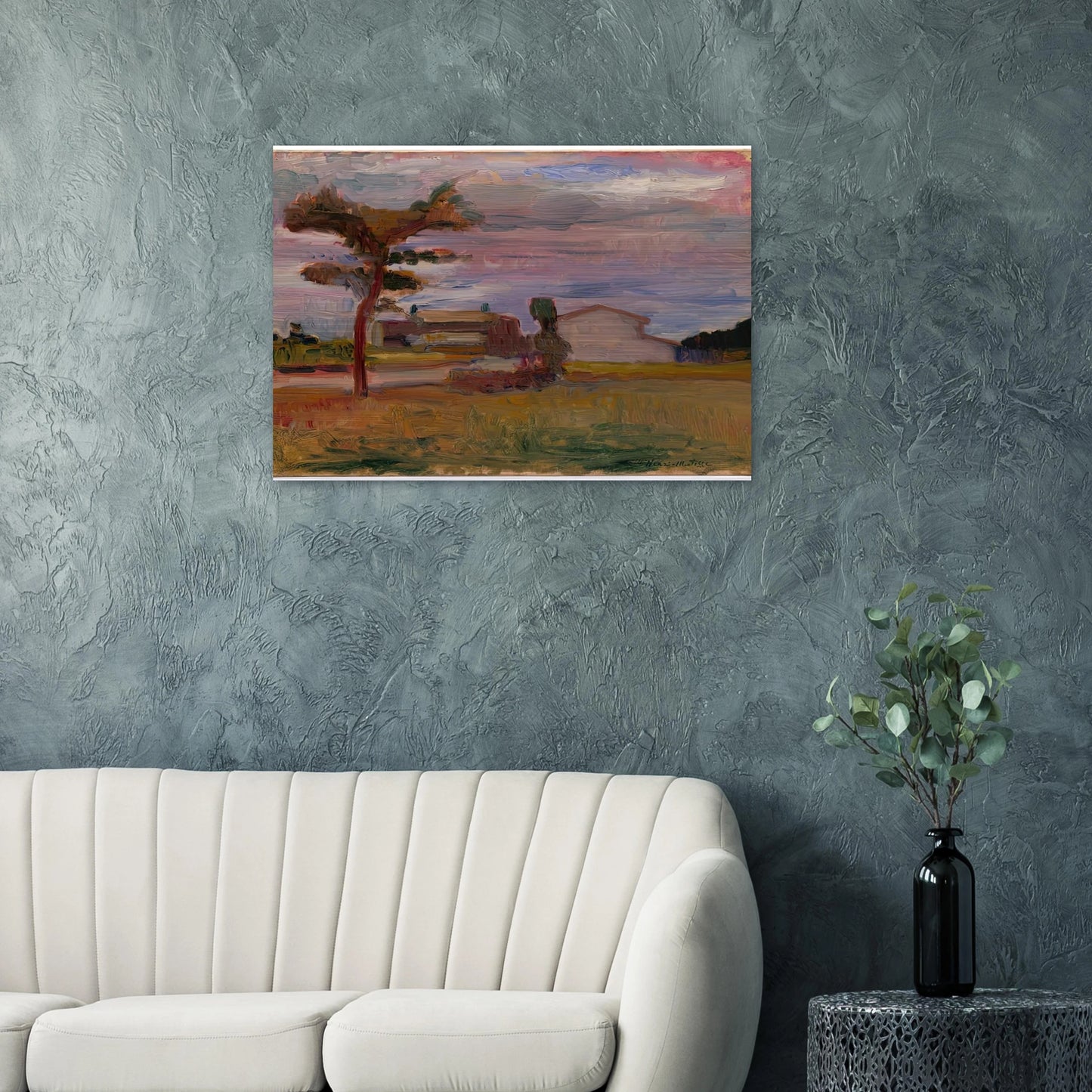 CORSICAN LANDSCAPE 1898 - Henri Matisse Brushed Aluminum Print - 70x100 cm / 28x40 inches | Henri Matisse Aluminum Print | Henri Matisse Prints