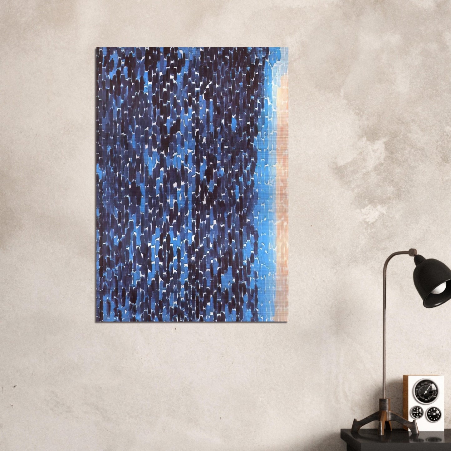 NEW GALAXY 1970 - Alma Woodsey Thomas Brushed Aluminum Print - 70x100 cm / 28x40 inches | Alma Woodsey Thomas Aluminum Print | Alma Woodsey Thomas Prints